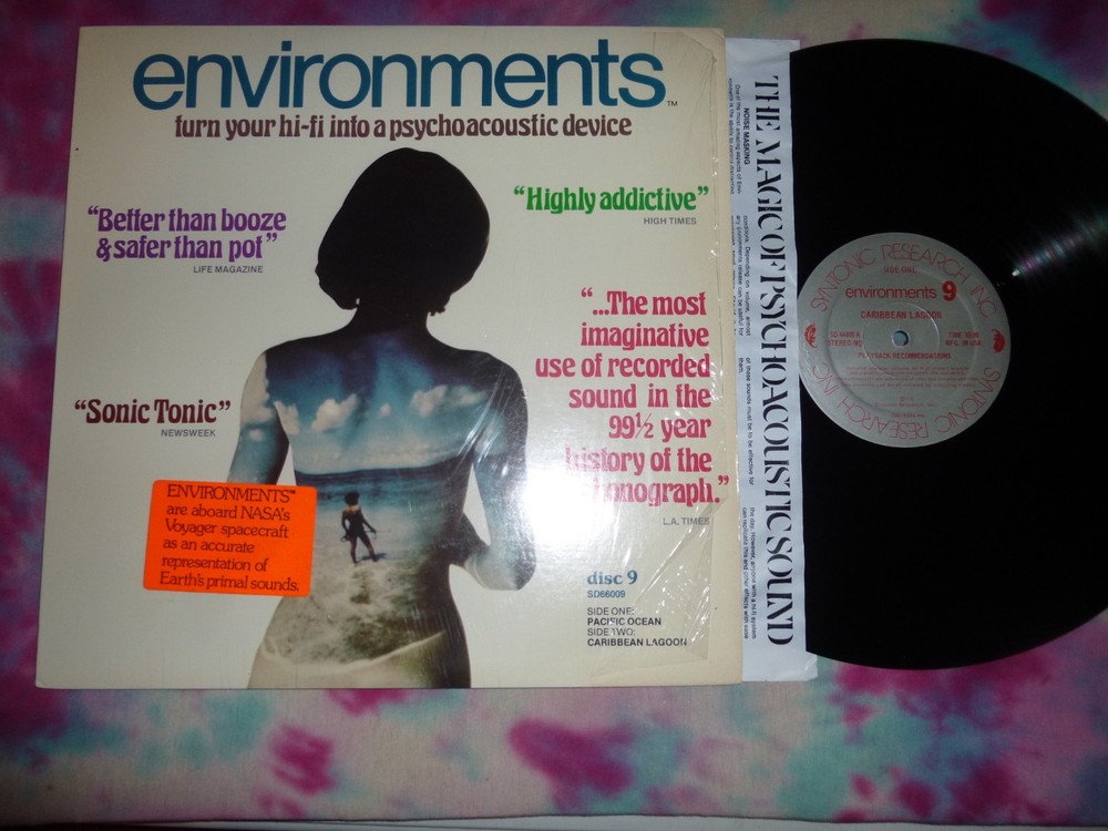 ENVIRONMENTS LP Disc 9 Pacific Ocean Caribbean Lagoon Meditation EX In Shrink