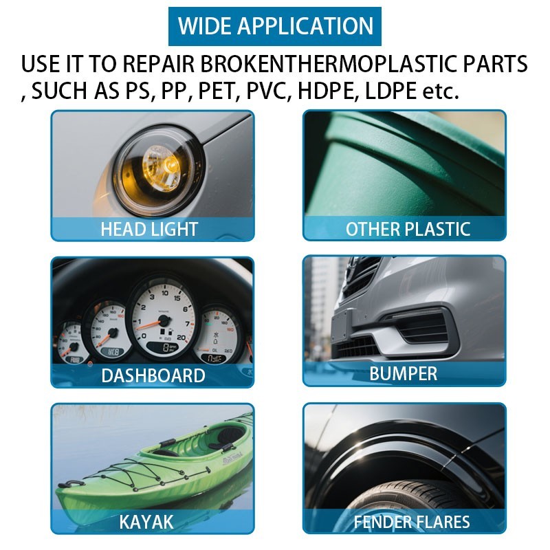 Plastic Welder Kit Soldering Hot Stapler Bumper Repair Welding Gun 1200 Staples