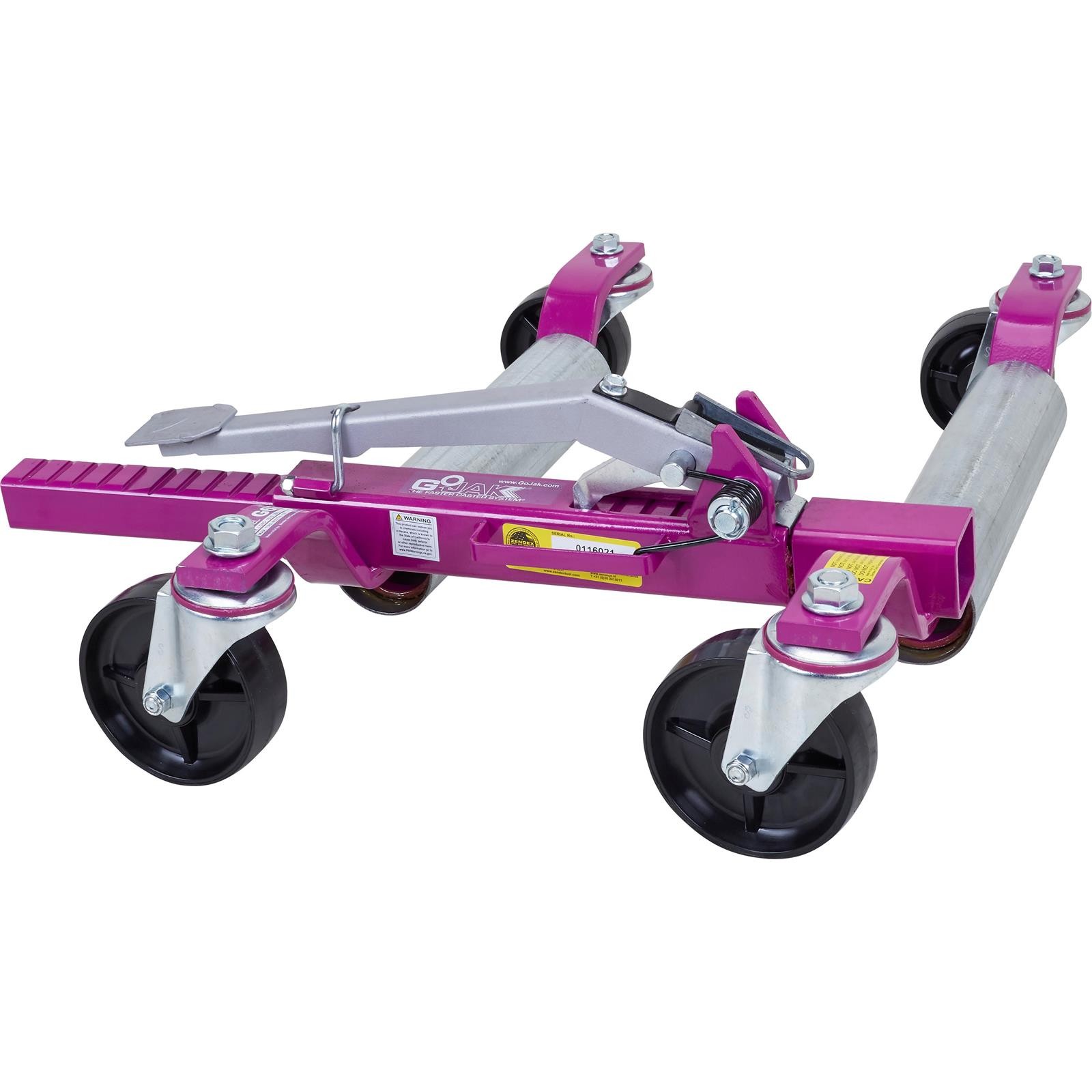 GoJak G6313L Car Wheel Dolly Jack, 13 Inch Wide Tire, Left-Hand