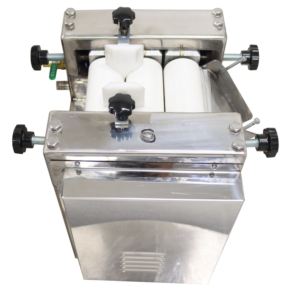 110V 3-Roll Zirconia Ceramic Roll Grinding Machine Laboratory Paste Grinder Mill