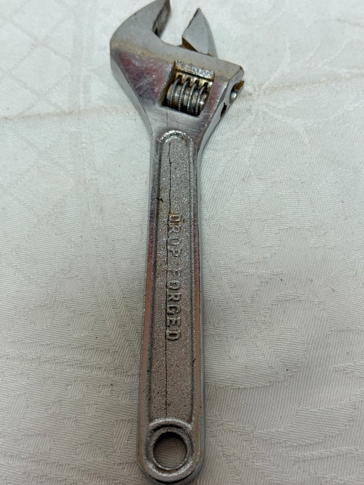 SAM Adjustable Spanner 6 Inch Basic 57 Vintage French Hand Tool - Used