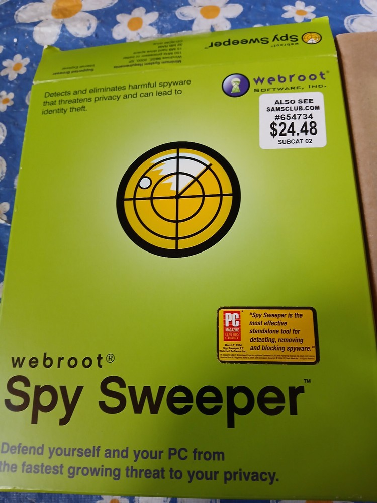 Webroot Spy Sweeper (Win98, 2000) Vintage Anti-Spyware Security Software