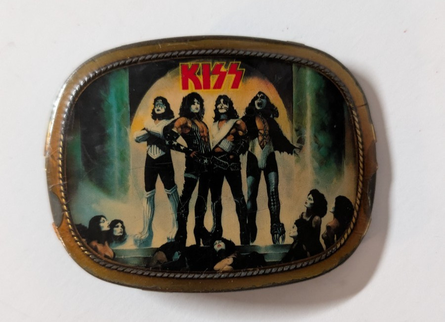 1977 Pacifica  Kiss Love Gun Belt Buckle