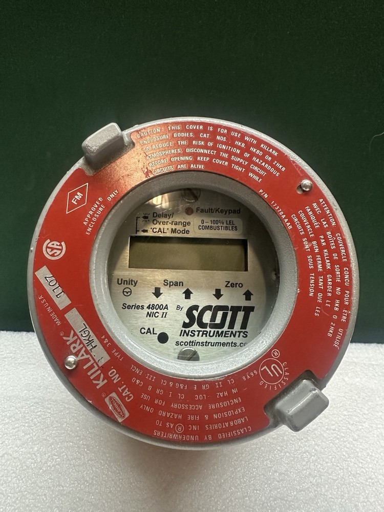 Scott Instruments 4800A NIC II Combustible Gas Detection Transmitter. NEW-NO BOX