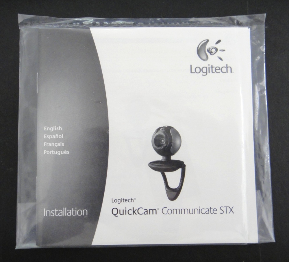 2006 Logitech QuickCam Webcams Version 10.4 Software CD and Installation Booklet
