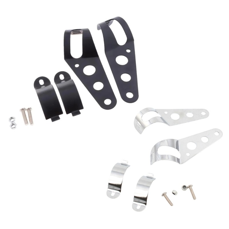 Headlight Mount Bracket Holder Motorbike Modified Accessory Easy Installation