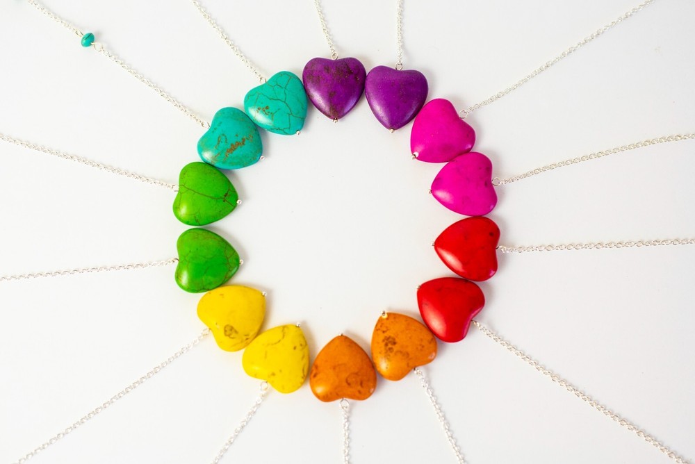 Yellow Heart Stone Pendulum Dowsing, amplifying, restore focus & transform
