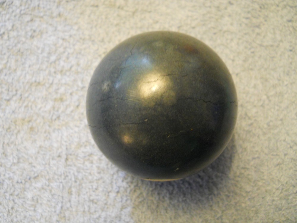 Vintage Clay Billiard Ball - #4