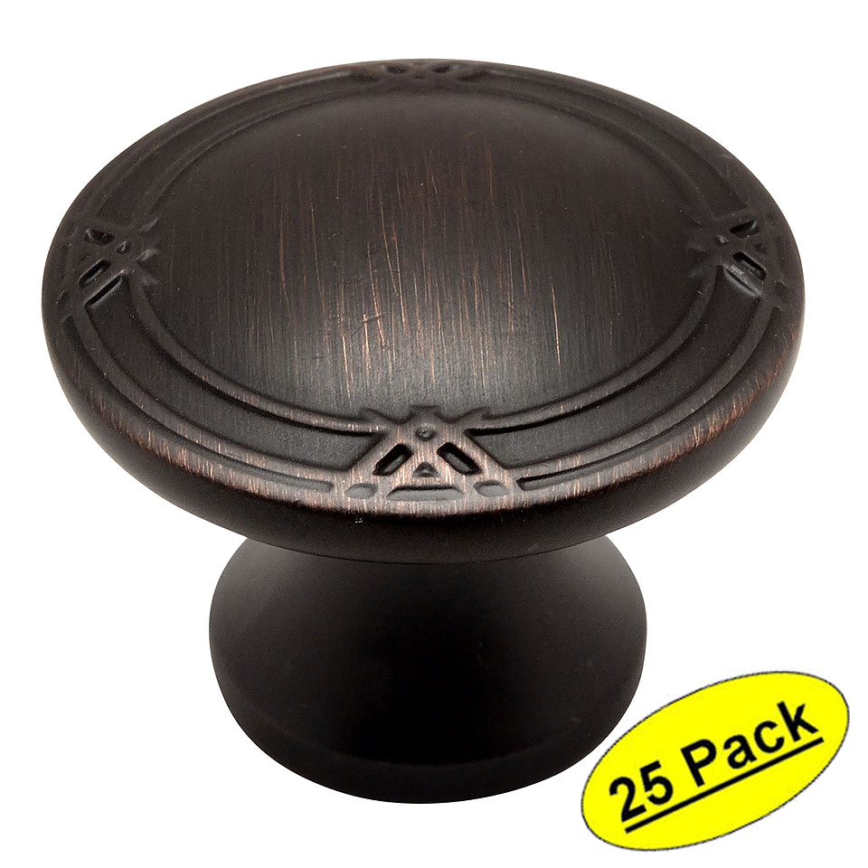*25 Pack* Cosmas Oil Rubbed Bronze Cabinet Knobs #9462ORB