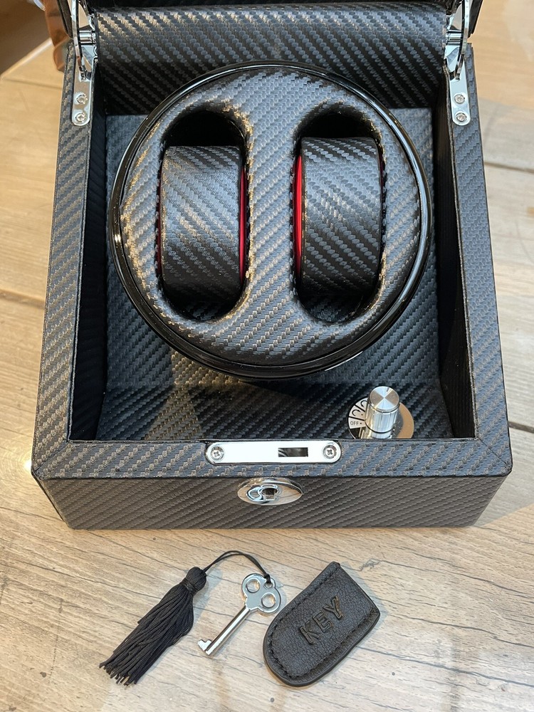 Double Automatic Key Lockable Watch Winder