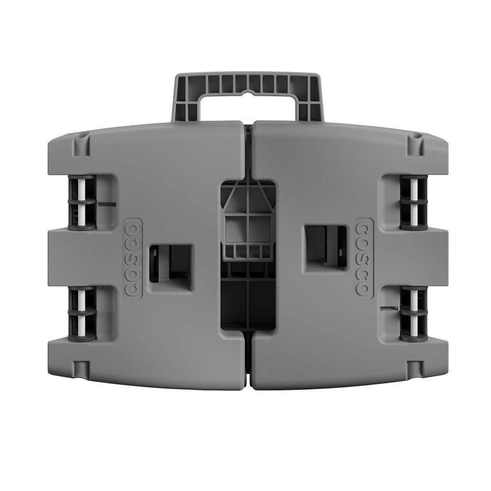 Folding Step Stool 1 Step Plastic Ladder Non-Slip Platform Stool for Kitchen