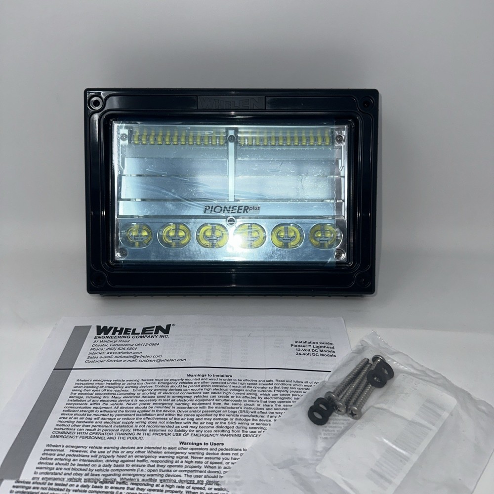 WHELEN SINGLE PANEL, COMBINATION FLOOD/SPOT, BLACK FLANGE - PCPSM1B