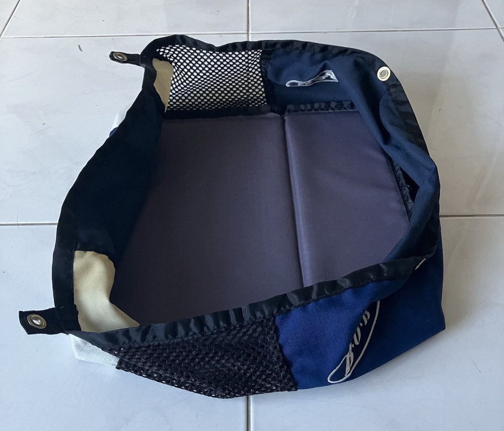 BOB Stroller Revolution Single Stroller Blue White - Lower Basket Lowboy.