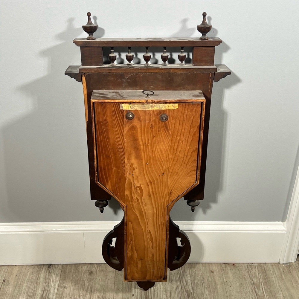 CARVED CLOCK / WEATHER STATION