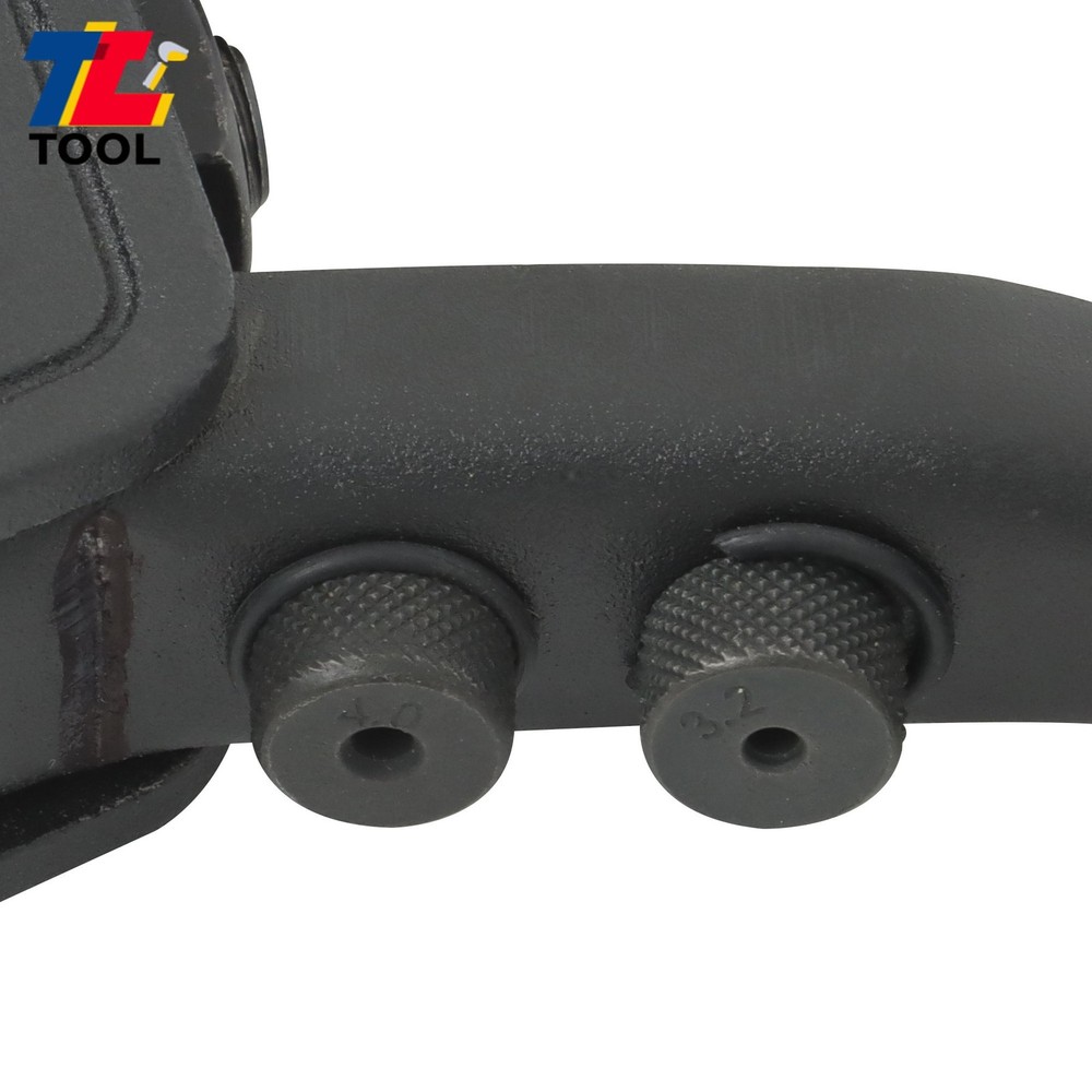 1/4" Pop Rivet Gun Kit with 200 Blind Rivet 5 Interchangeable Rivet Head Black