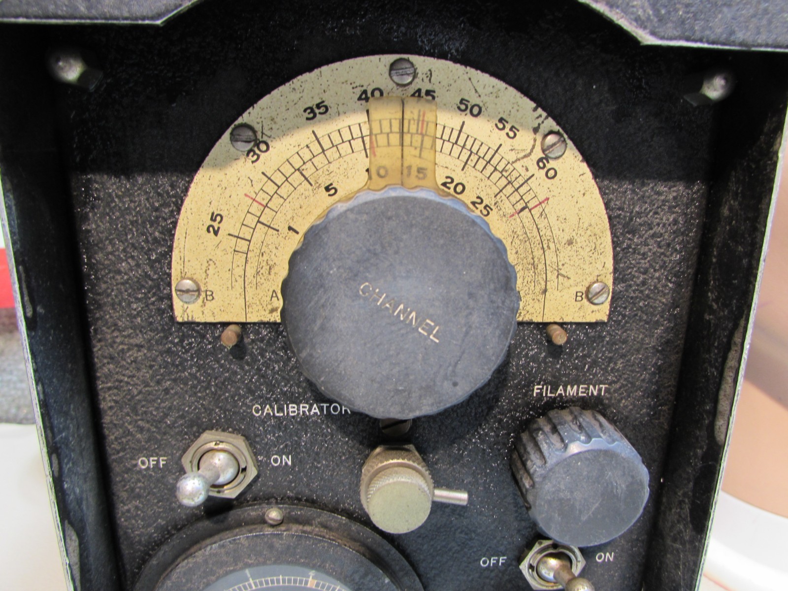 ESTATE* SIGNAL CORPS U.S. ARMY BC-222 RAULAND TUBE RADIO RECEIVER & TRANSMITTER