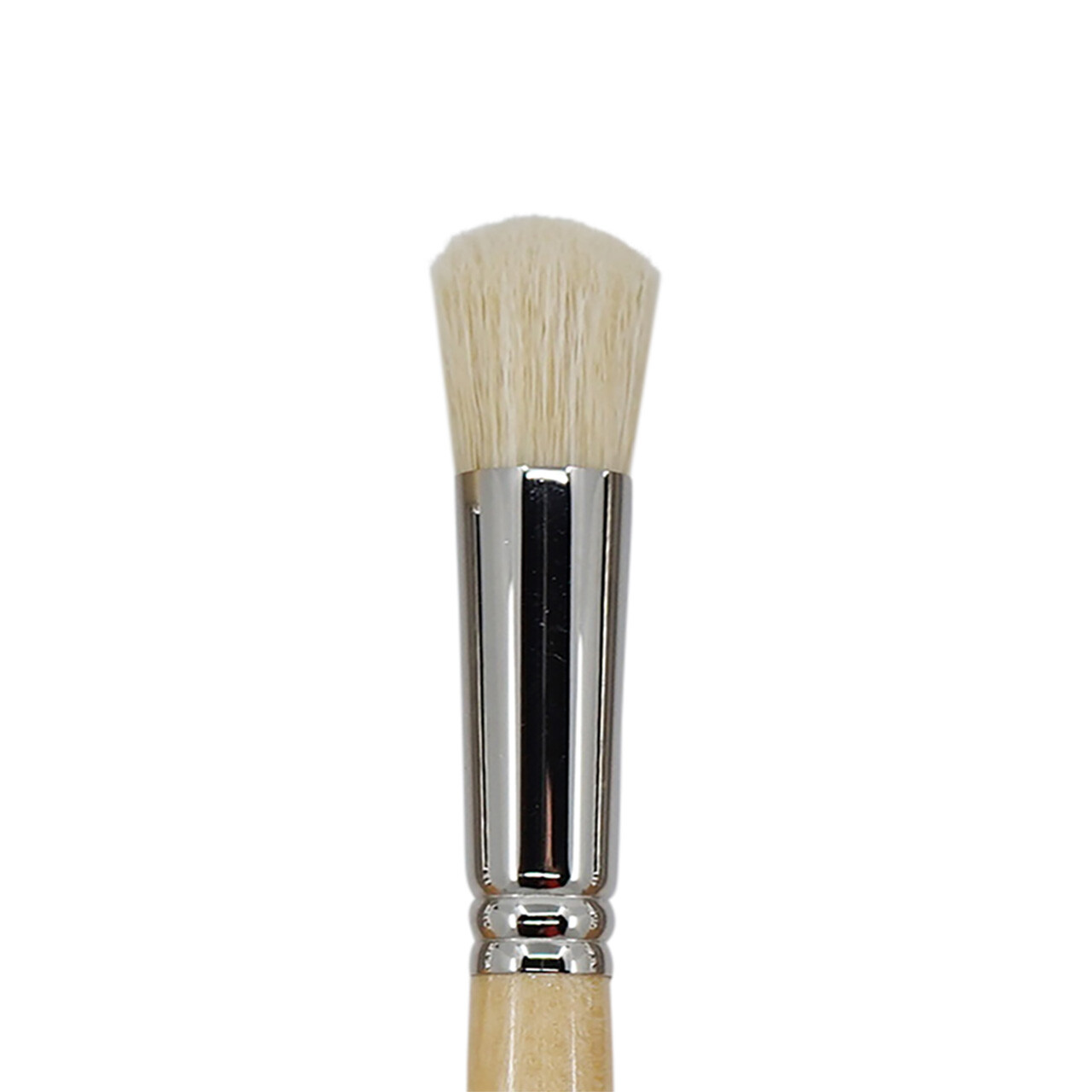 1310  White Natural Hog Bristle Stencil Artist Brush Stiff