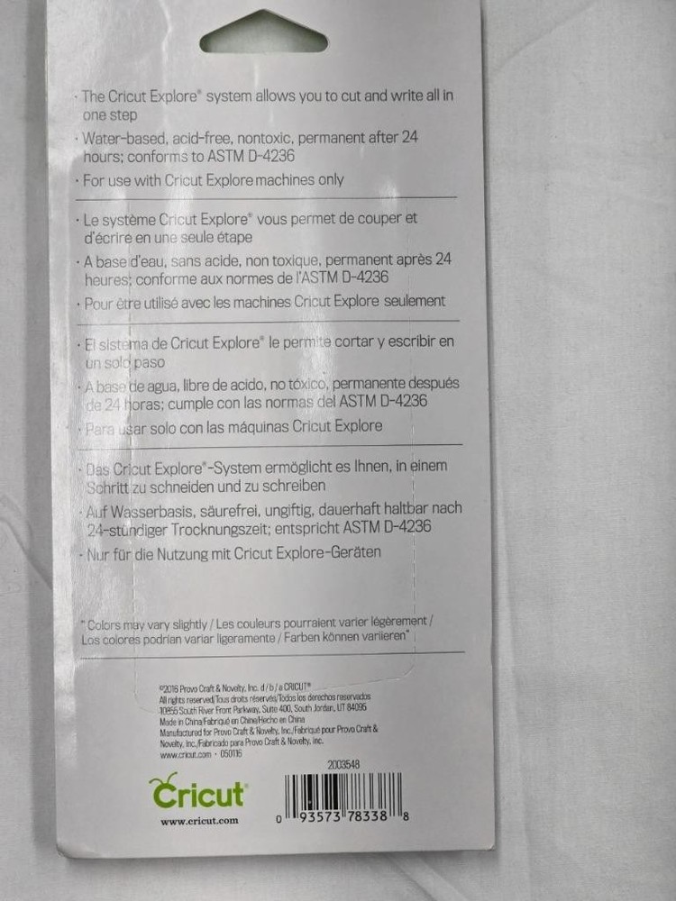 Cricut 2003548 Pen Set, Candy Shop (5 Count)