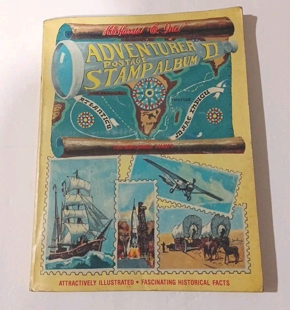 H.E. Harris & Co 1986 Adventurer II Postage Stamp Book