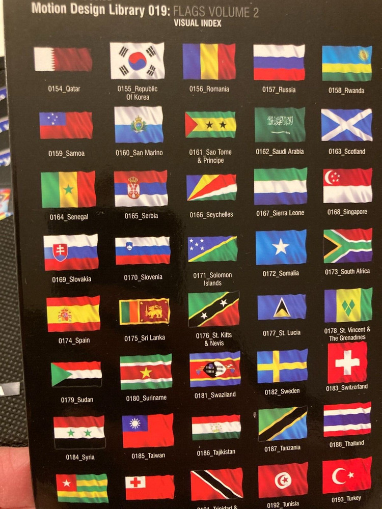 Digital Juice Motion Design Elements - Flags 2 (5 DVD Set)