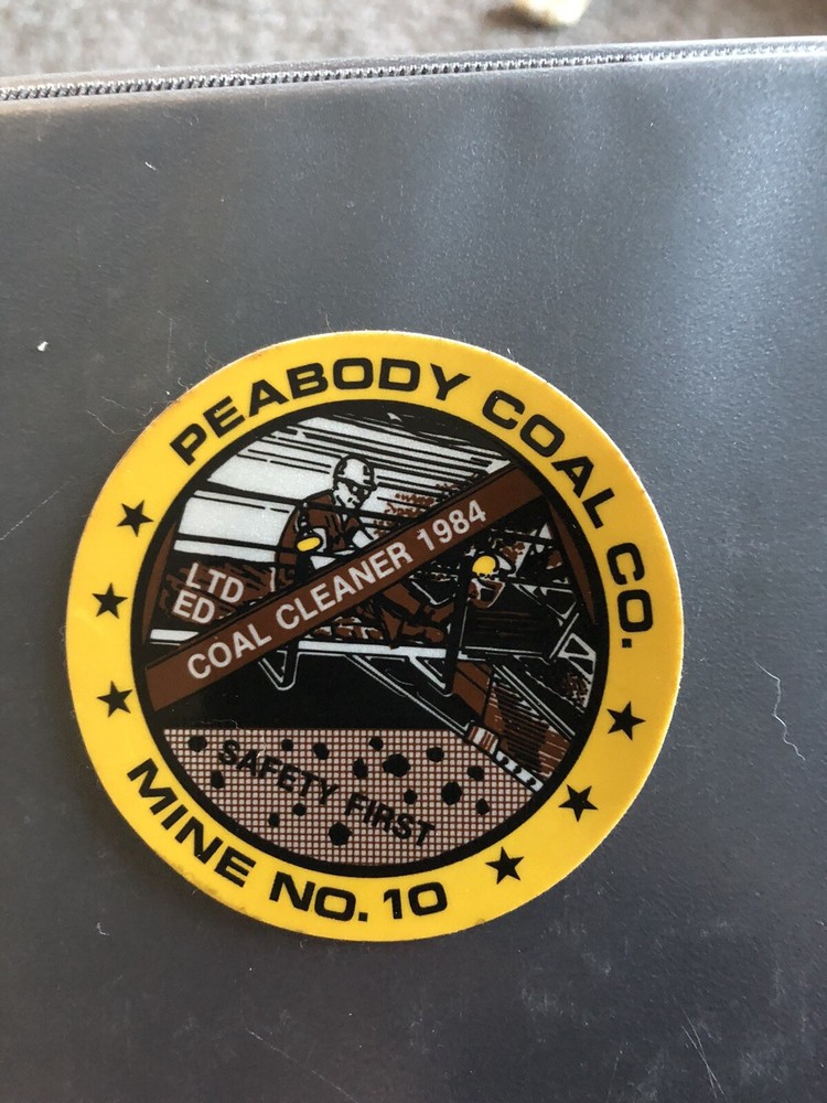 coal mining stickers nice older  Coal Company