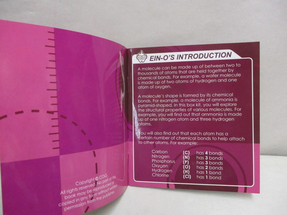 COG Ein-O's Box Kit Essential Chemistry Molecular Models Educational Models Toy