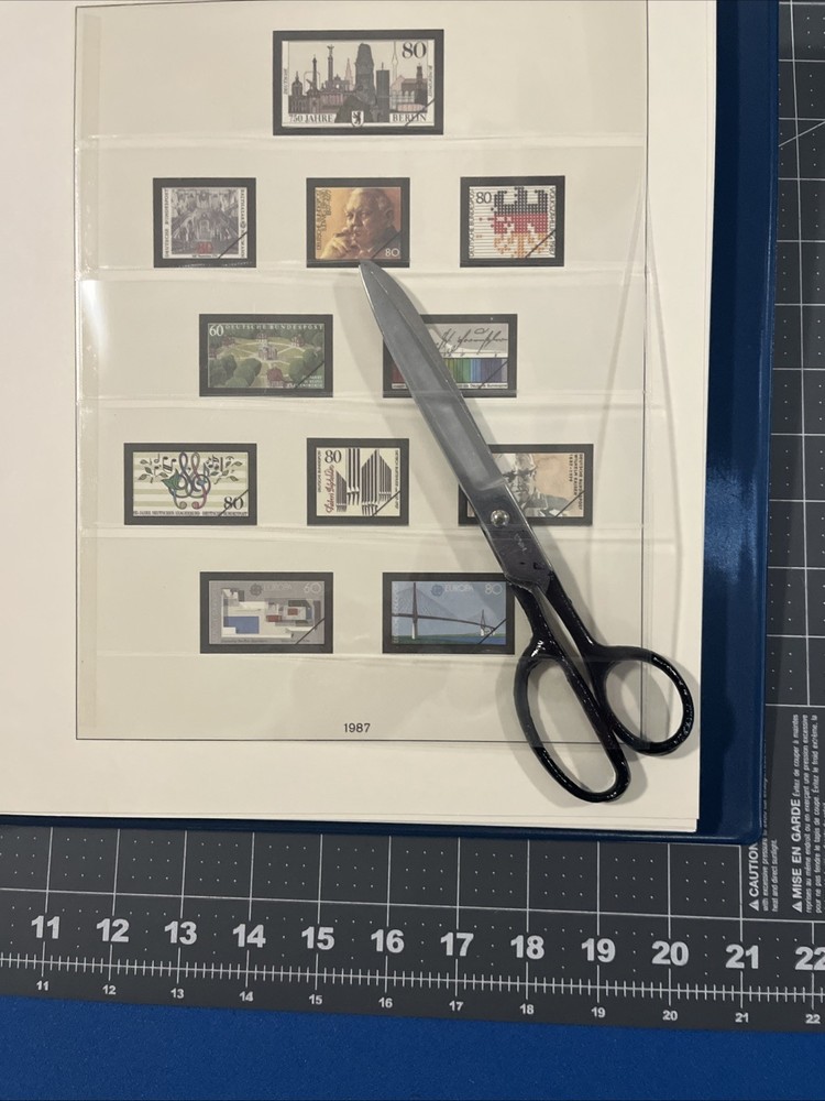 Lindner Binder / Dust Cover Specialty Stamp Album Pages Deutschland 1986-1991