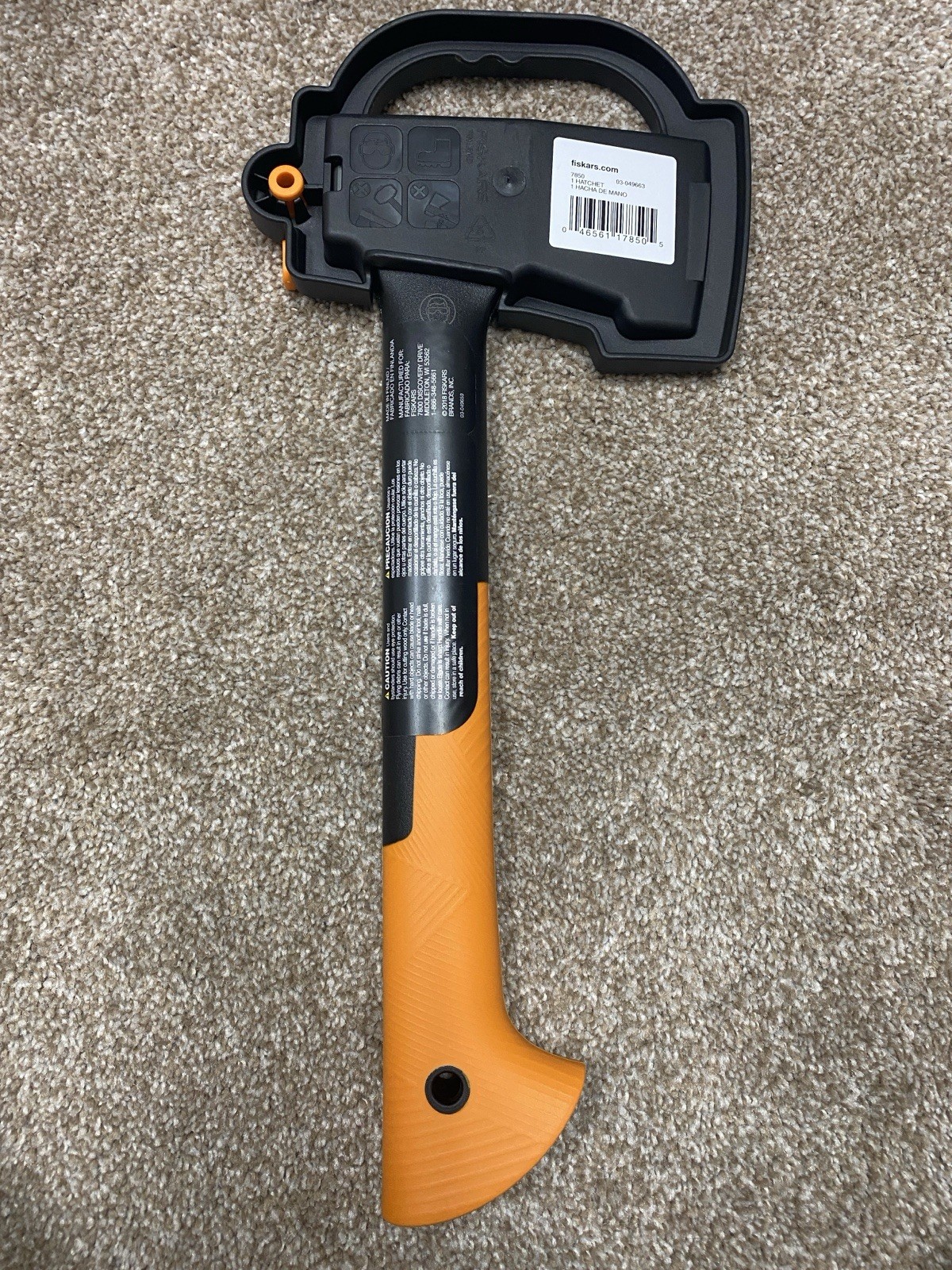 Fiskars Tools 14'' Hatchet Black/Orange Model #7850