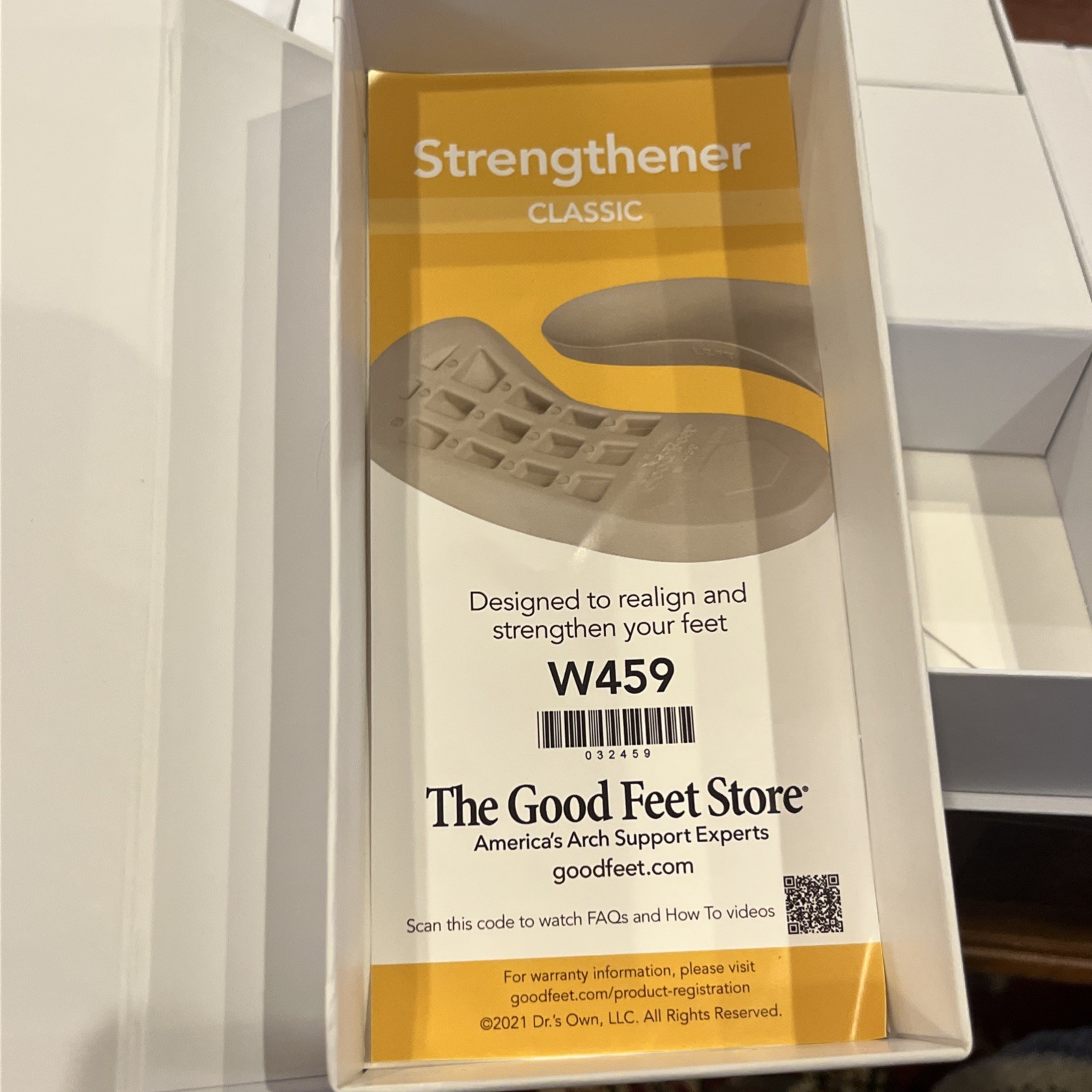 The Good Feet Store 3-Step System In Box Missing Strengtheners 259 359