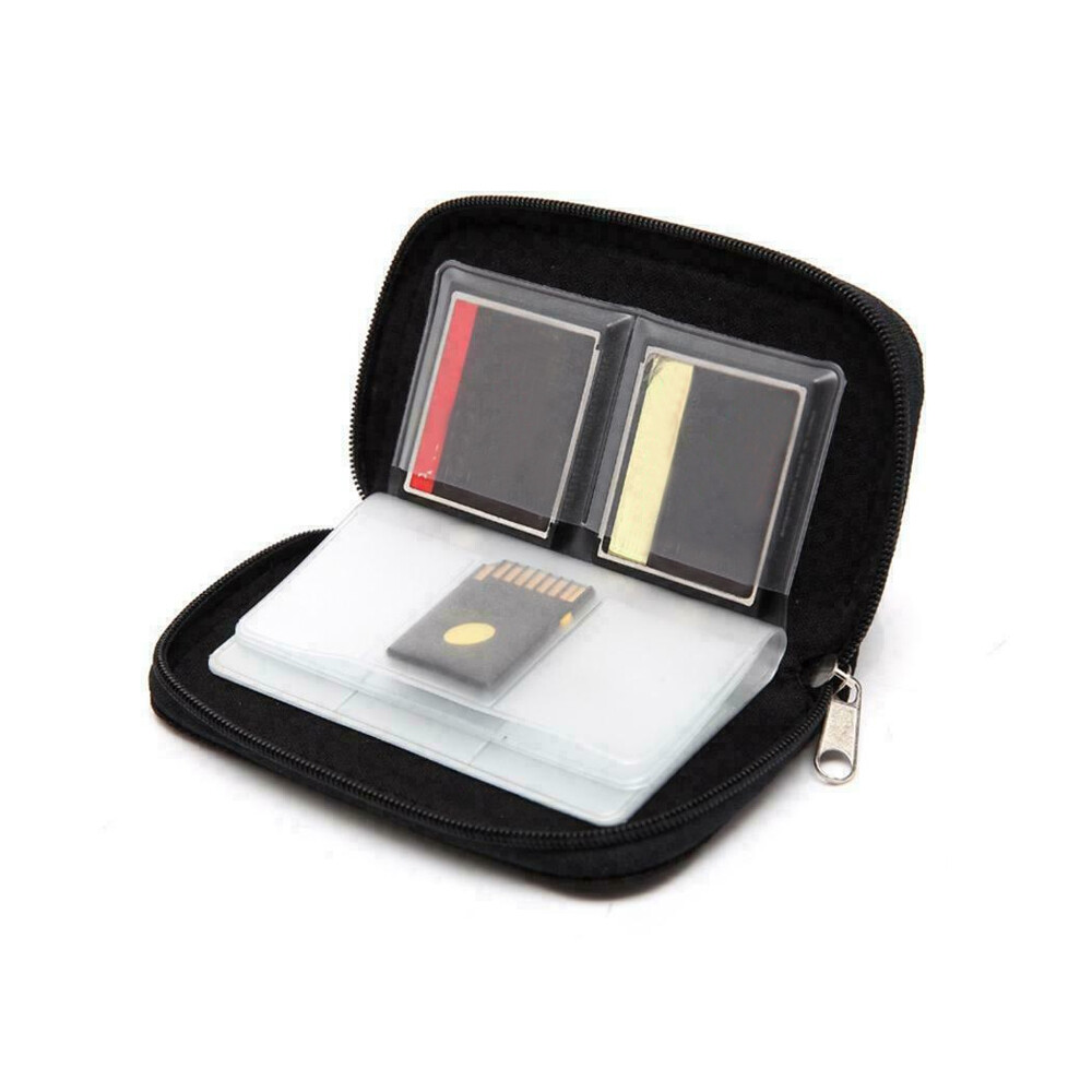 Memory Card Case Wallet For Micro SD SDHC CF SM Protective Storage Holder Pouch