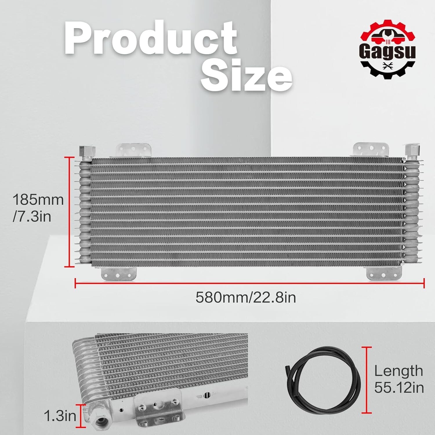 Low Pressure Drop 40k Transmission Oil Cooler Kit GVW Max 40,000 LPD47391