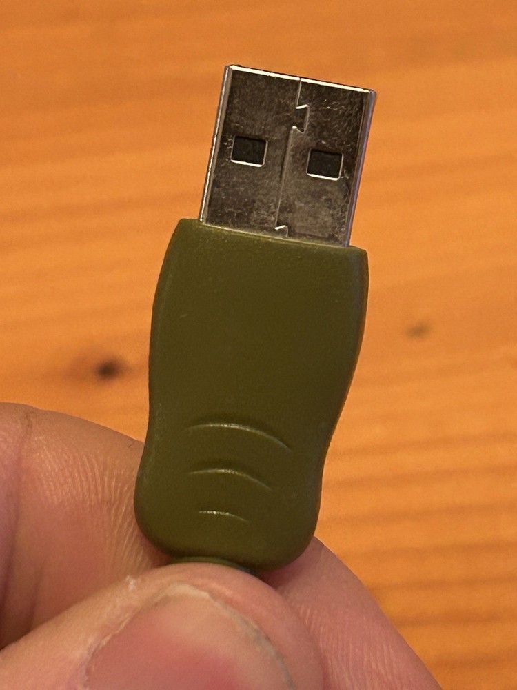 OEM VTech green MINI USB Charging & Data Sync Cable Ferrite Bead TESTED