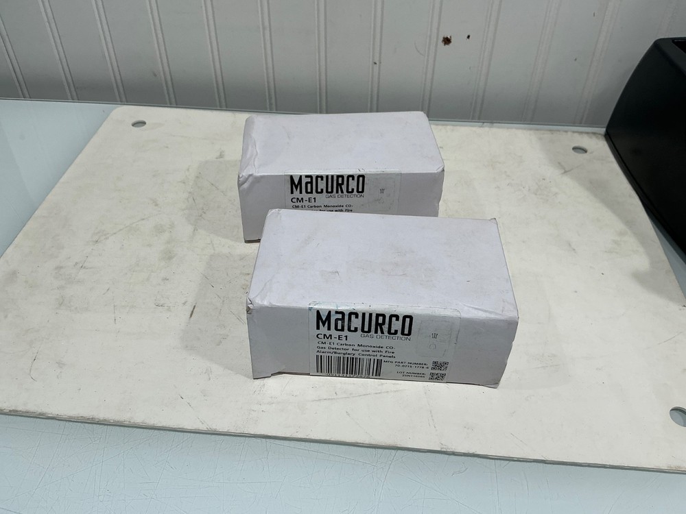 Macurco CM-E1 Carbon Monoxide Detector (Qty 2)