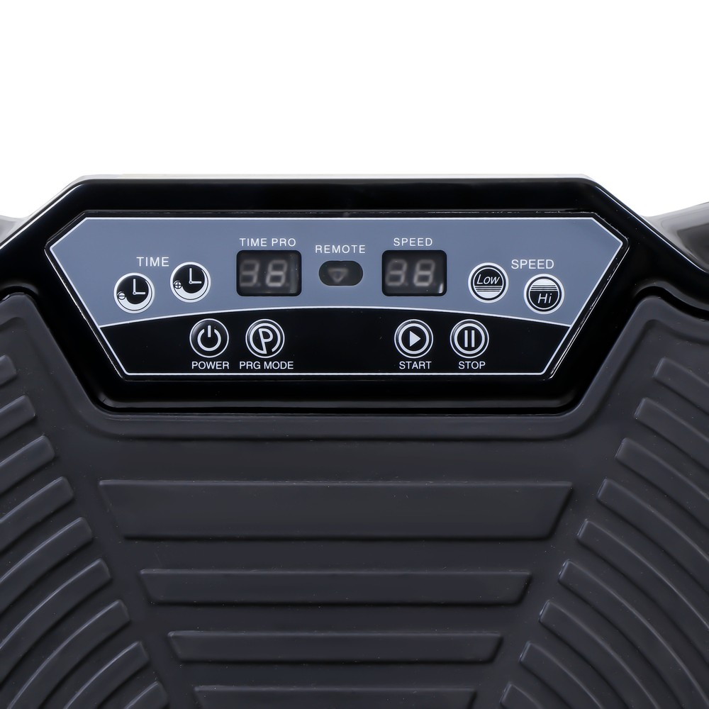 Pro Vibration Plate Exercise Machine Whole Body Workout Vibration Platform Black