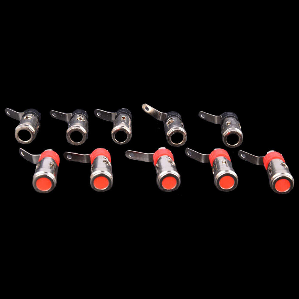 20PCS Speaker Audio AMP Terminal Binding Post Spring Loaded Type Nickel Plated