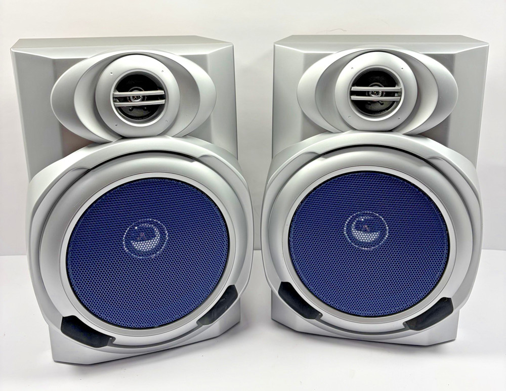 Sharp CD-XP300 Mini Component Stereo System w/ Speakers and Remote – For Parts