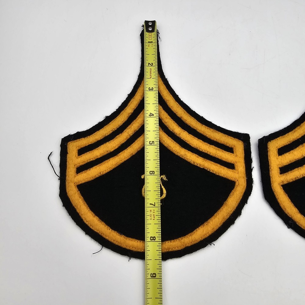 WW2 US Army Calvary Sergeant Band Patch Pair