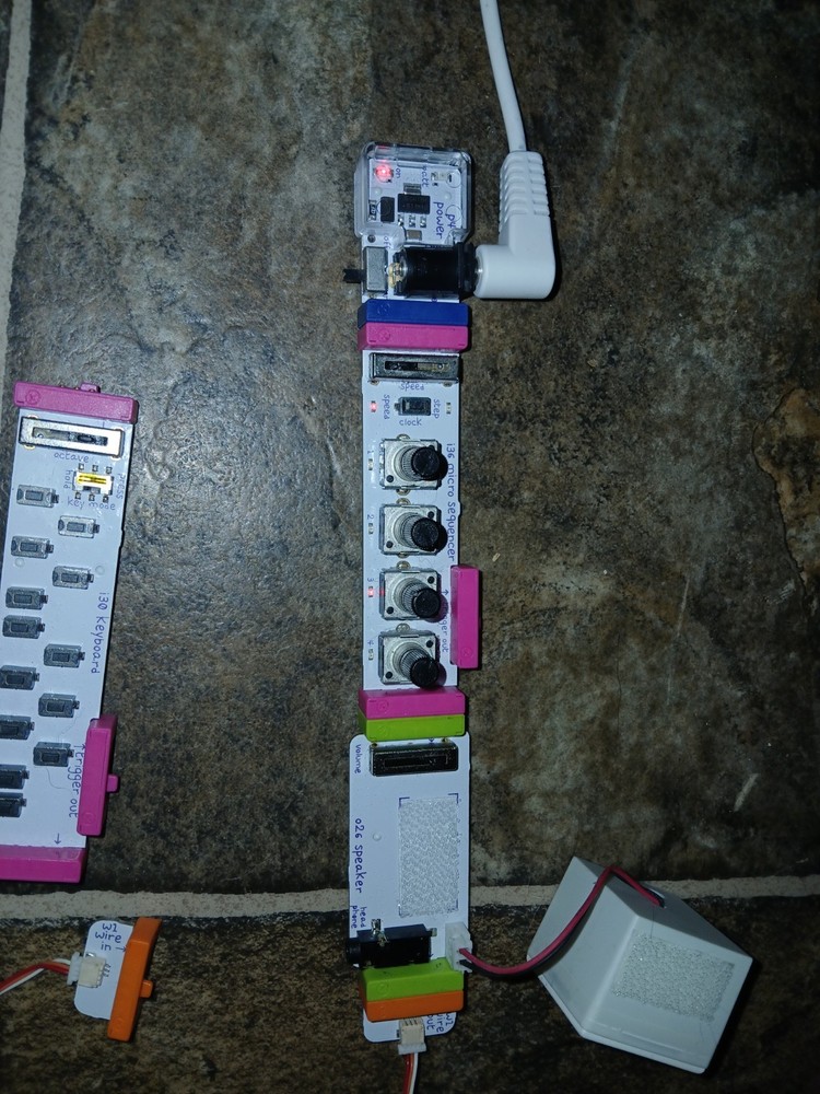 Korg LittleBits Modular Analog Synth Kit 6 piece lot..