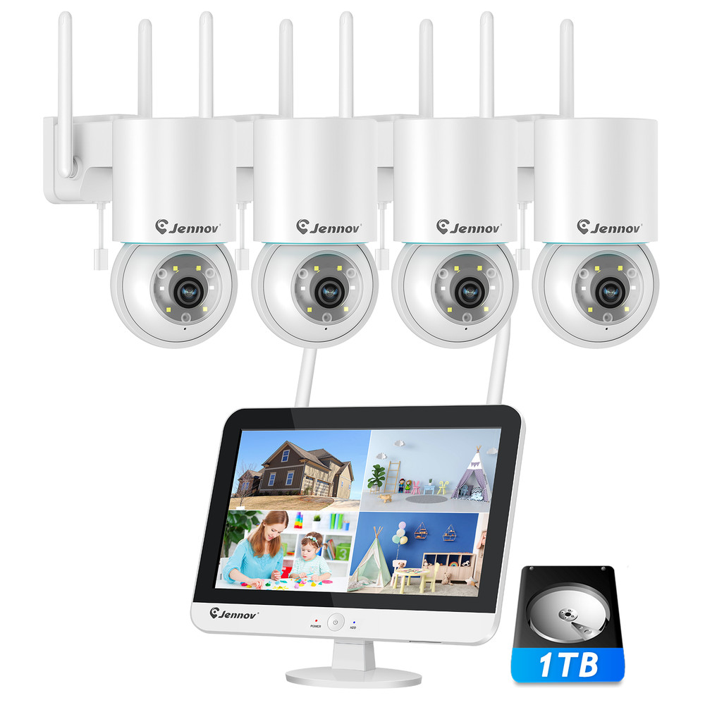 Wireless Surveillance Camera System Night Vision Plug-in Camera 10CH 5MP Record