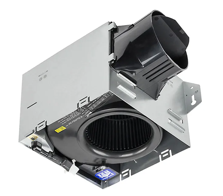 BreezIntegrity - 100 CFM Fan/Edge-lit Dimmable LED Light