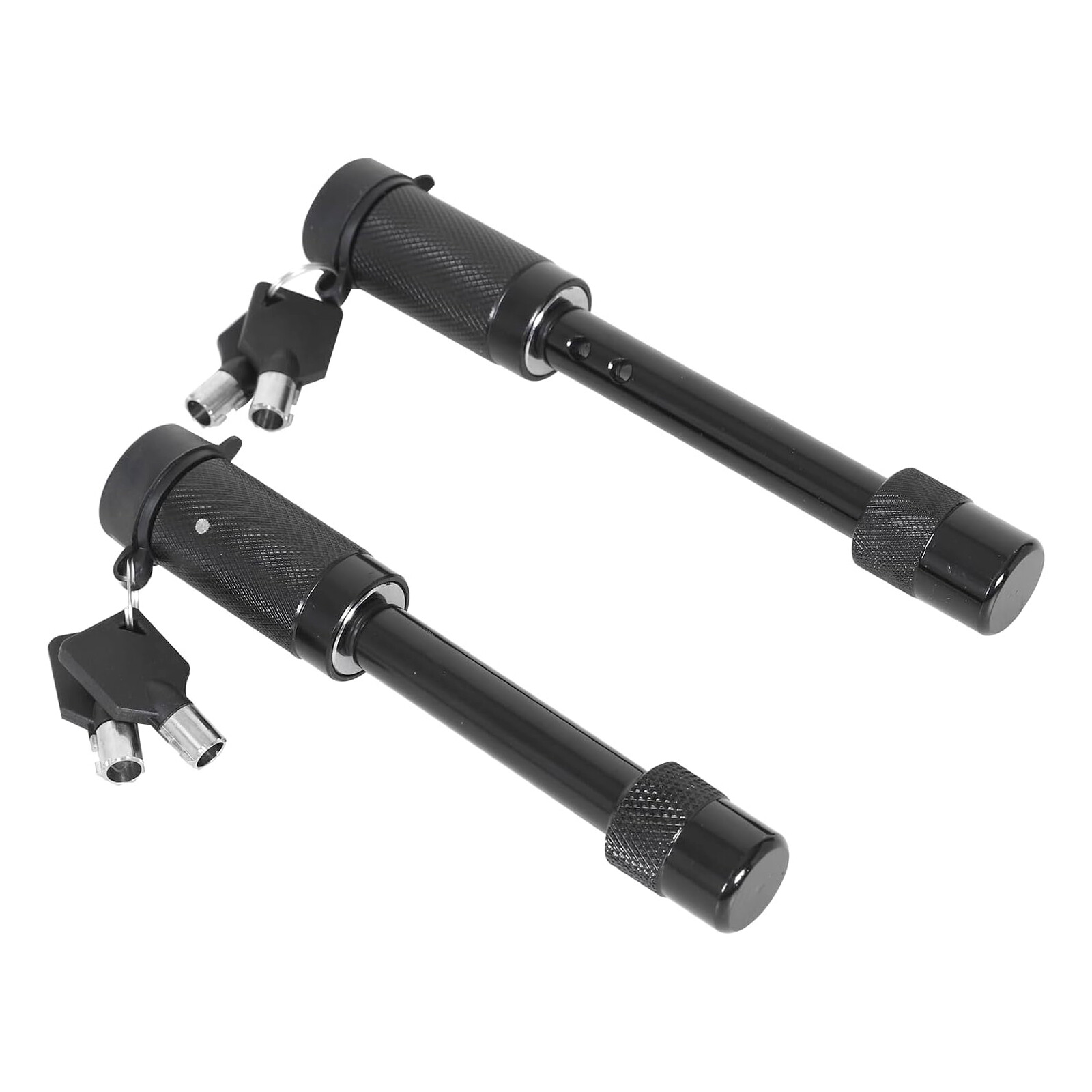 2" Receiver Trailer Hitch 6" Drop Tow Hitch Adjustable Dual Ball Mount 12500lb