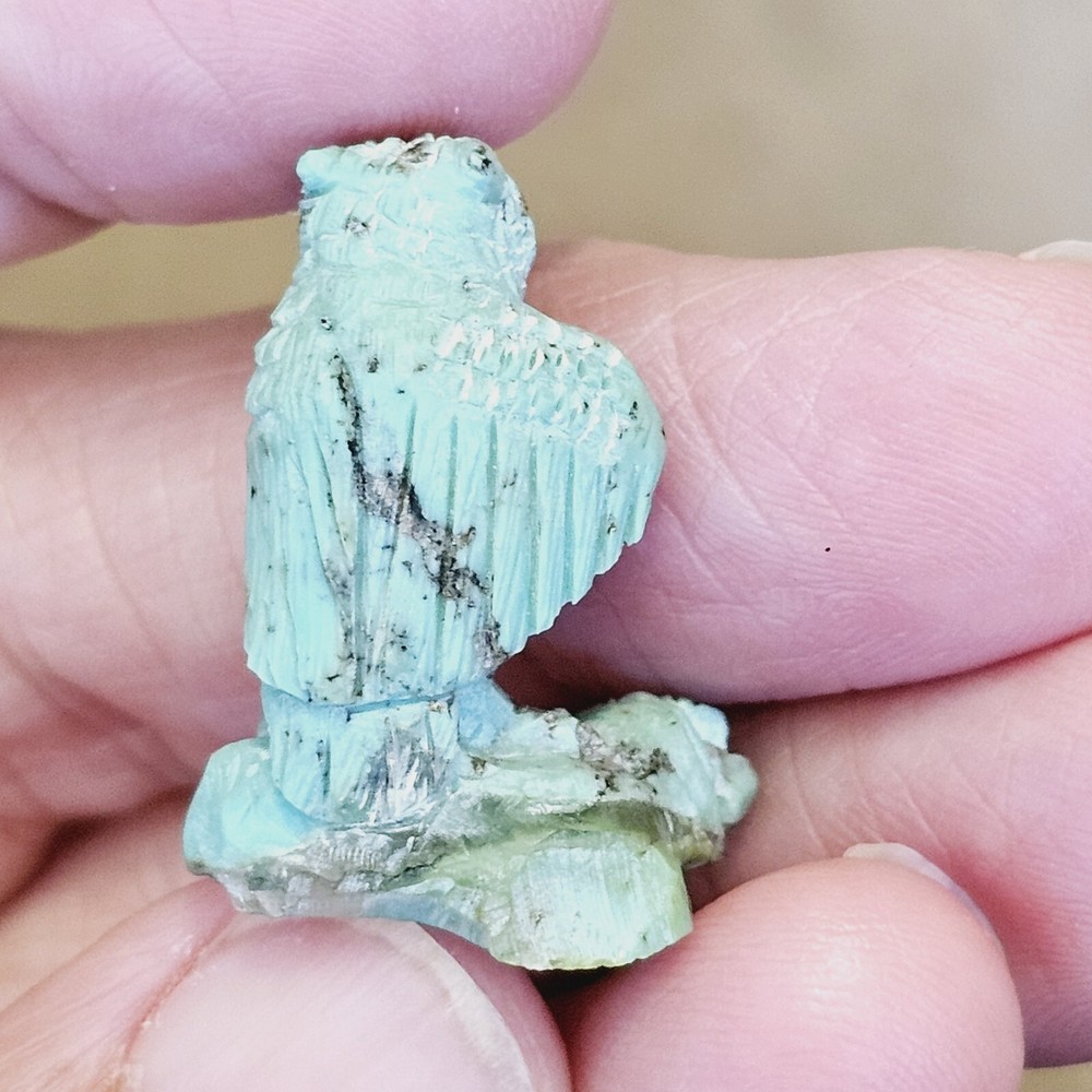 Fetish Owl Miniature Carving 1"