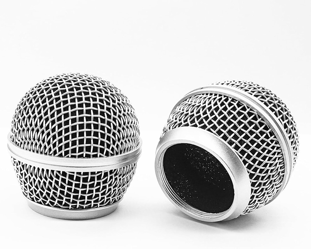 4 Pack SM58 Microphone Head Replacement Standard Size Grille Mic