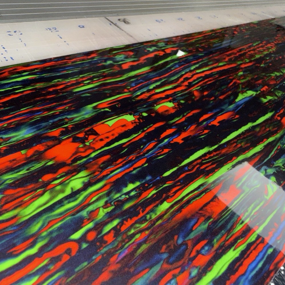 Psychedelic Red 2 Drum Wrap For Snare 14x6.5.