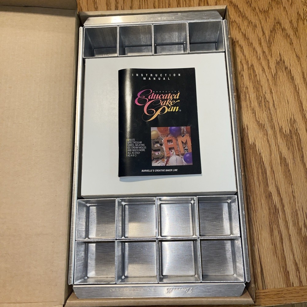 New Burvelle’s Educated Cake Pan Opened Box