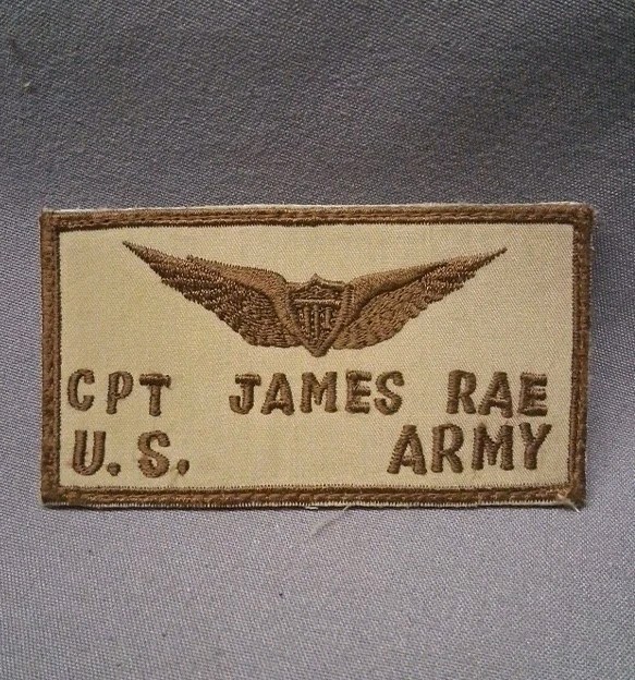 Cpt James Rae U.S. Army Patch