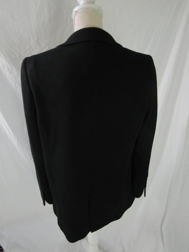 Les Copans Black Blazer Jacket Size 52