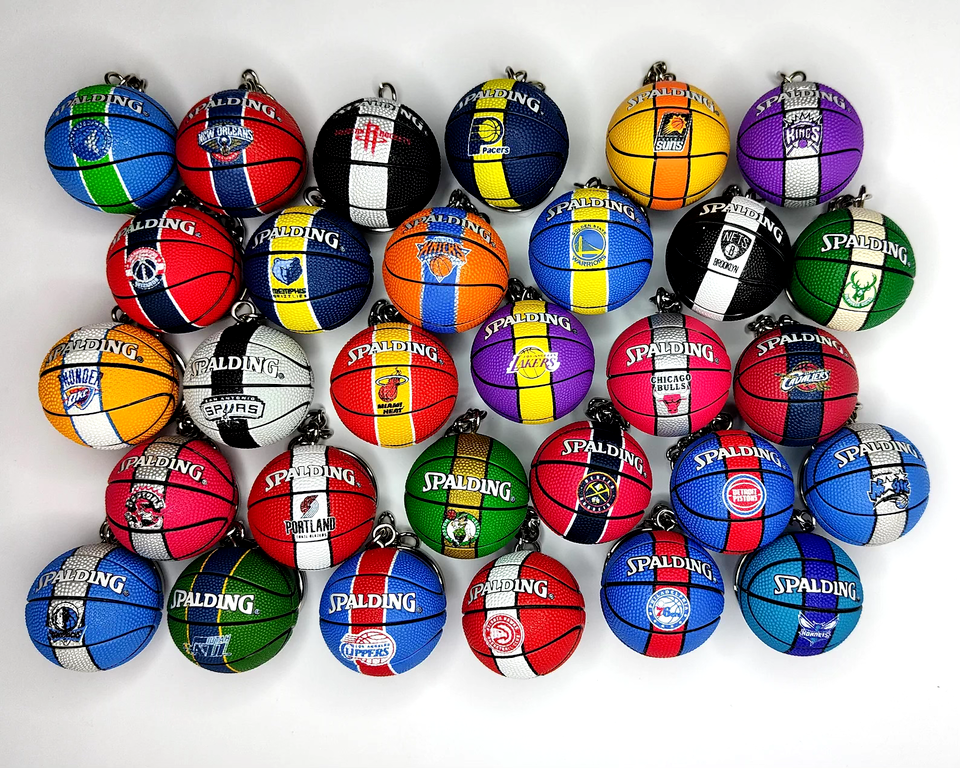 NBA Basketball Keychain - ALL TEAMS