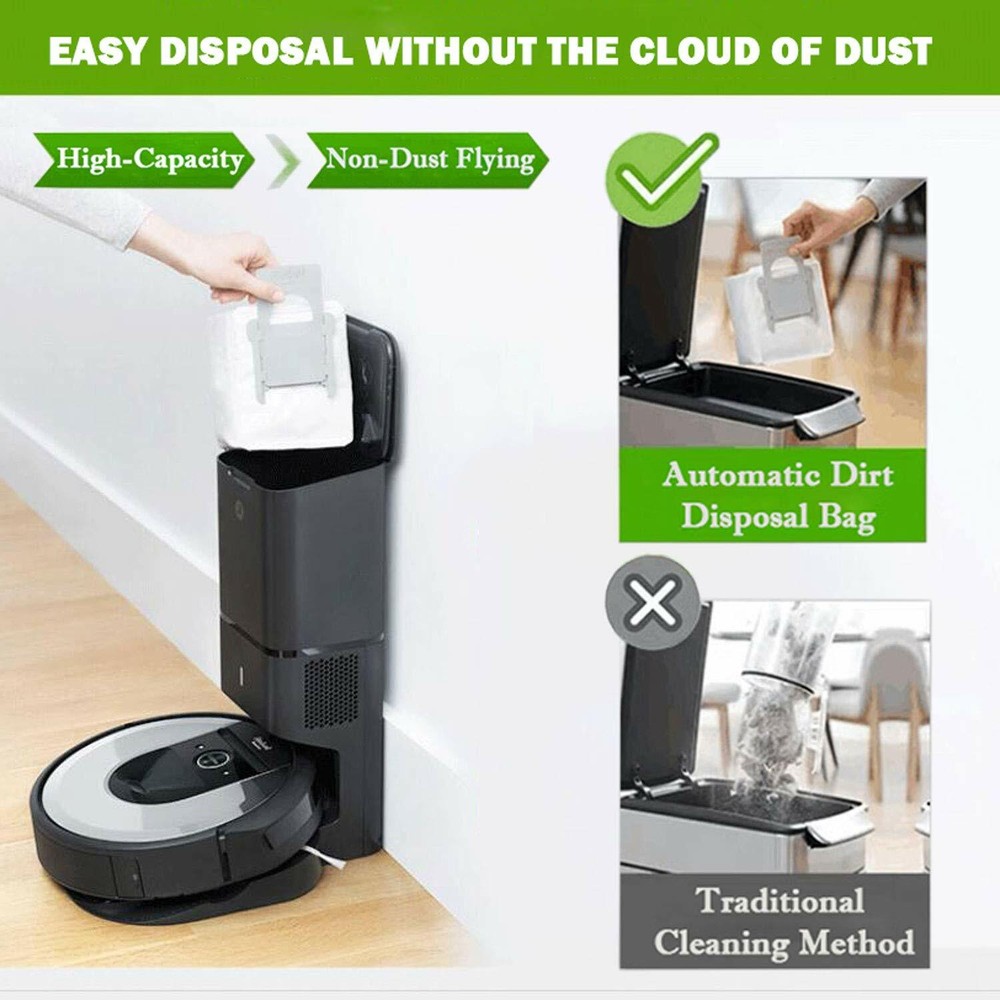 12 Pack Replacement Fits iRobot Roomba i7 i7+/i7 Plus E5 E6 Vacuum Cleaner Tool