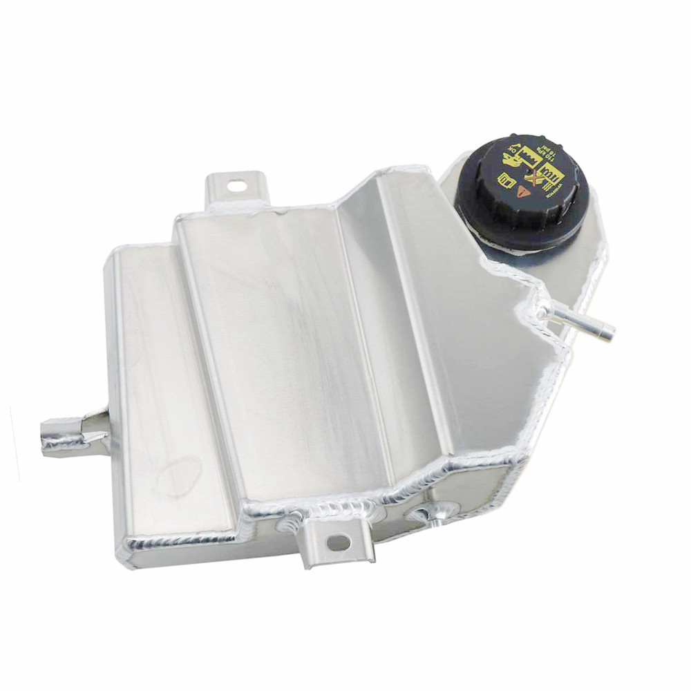 ASI Aluminum Overflow Tank Bottle for 2003-07 Ford 6.0L Powerstroke F-250 F-350